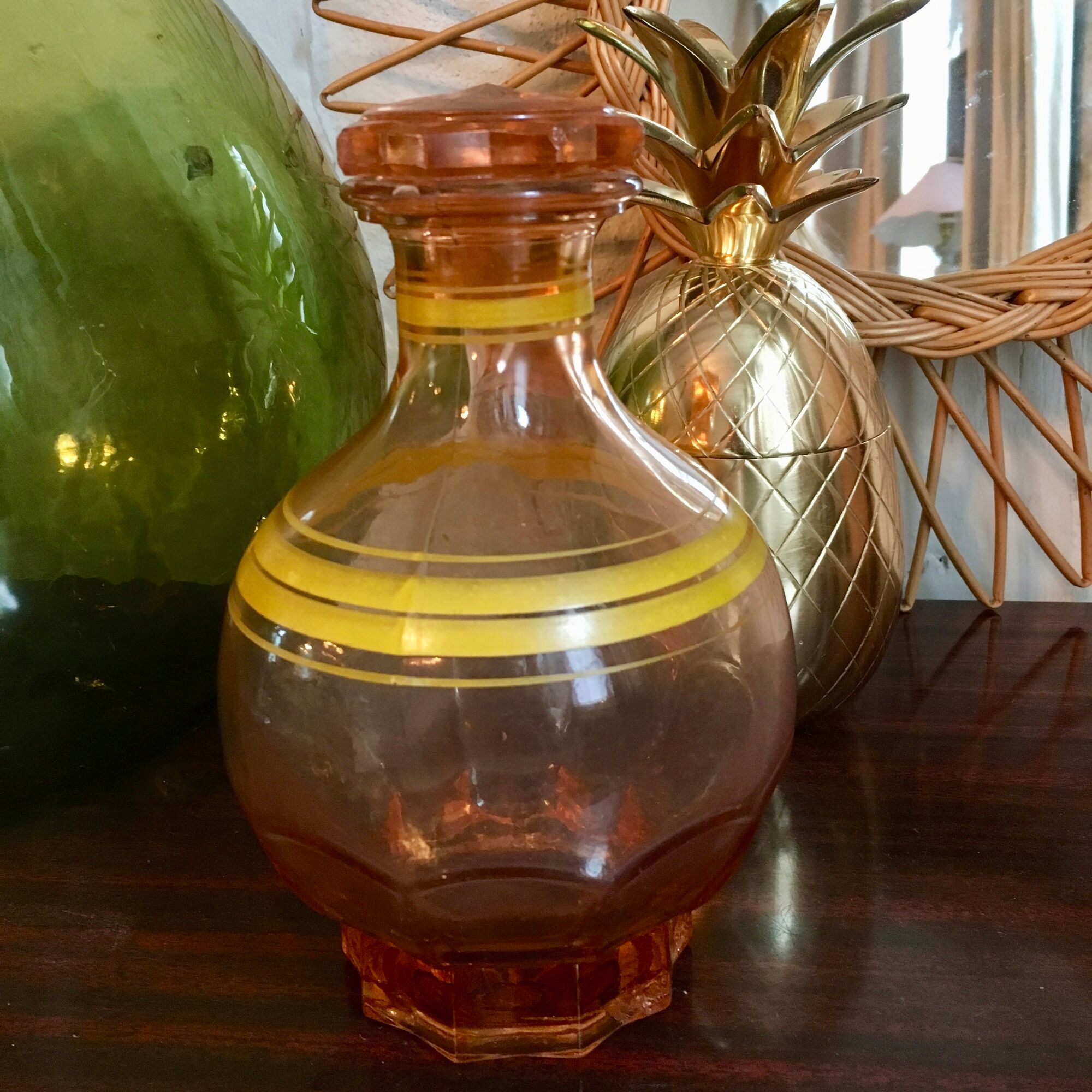 Carafe à liqueur vintage