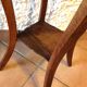 Round wooden plant holder / 40s-50s