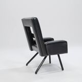 Leatherette Armchair Prototype, Italy, 1980s