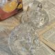 Crystal pear candy bowl