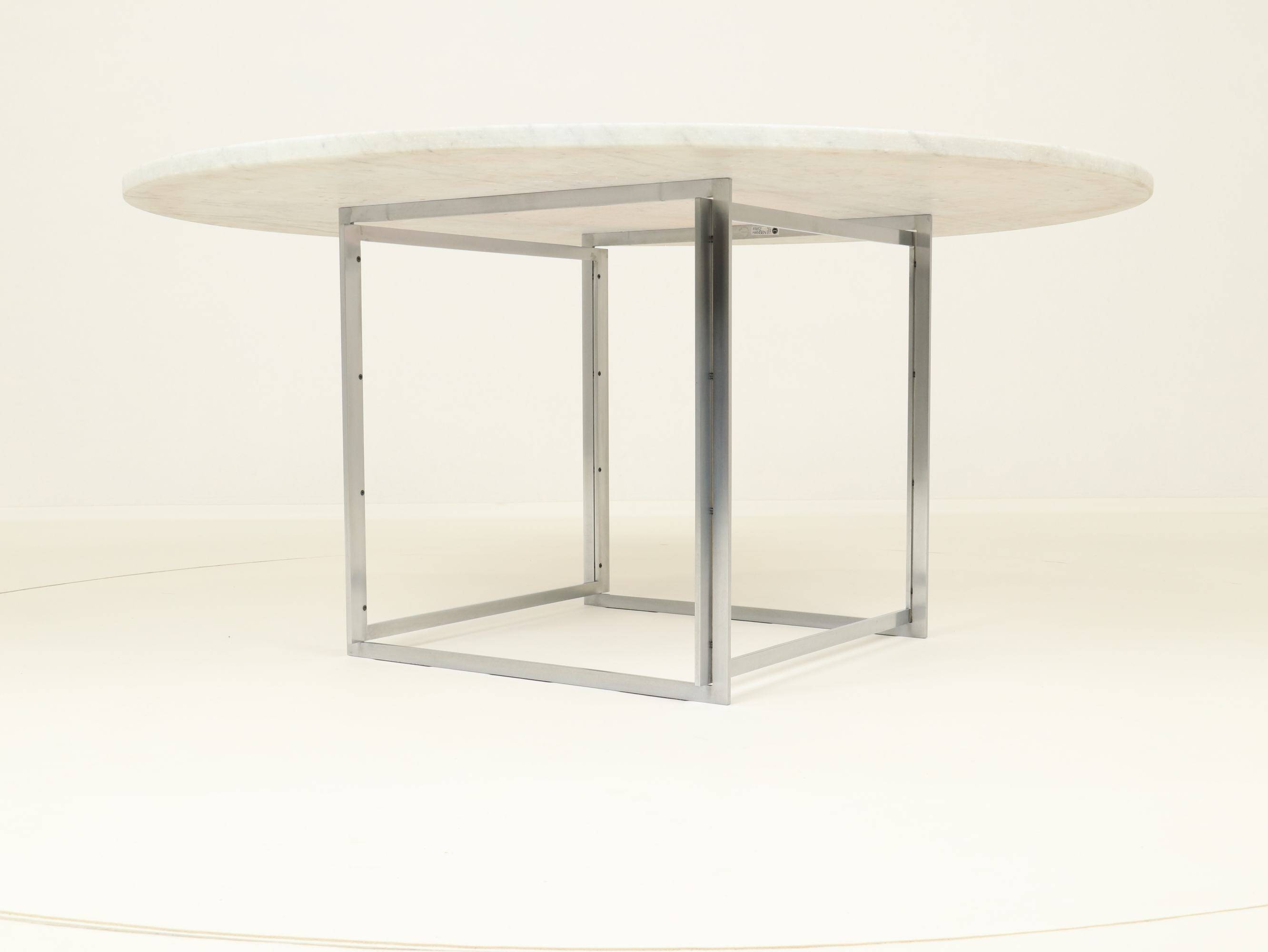 Dining table model PK 54 by Poul Kjaerholm for Fritz Hansen, Denmark, 1987