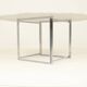 Table à manger modèle PK 54 par Poul Kjaerholm pour Fritz Hansen, Danemark, 1987