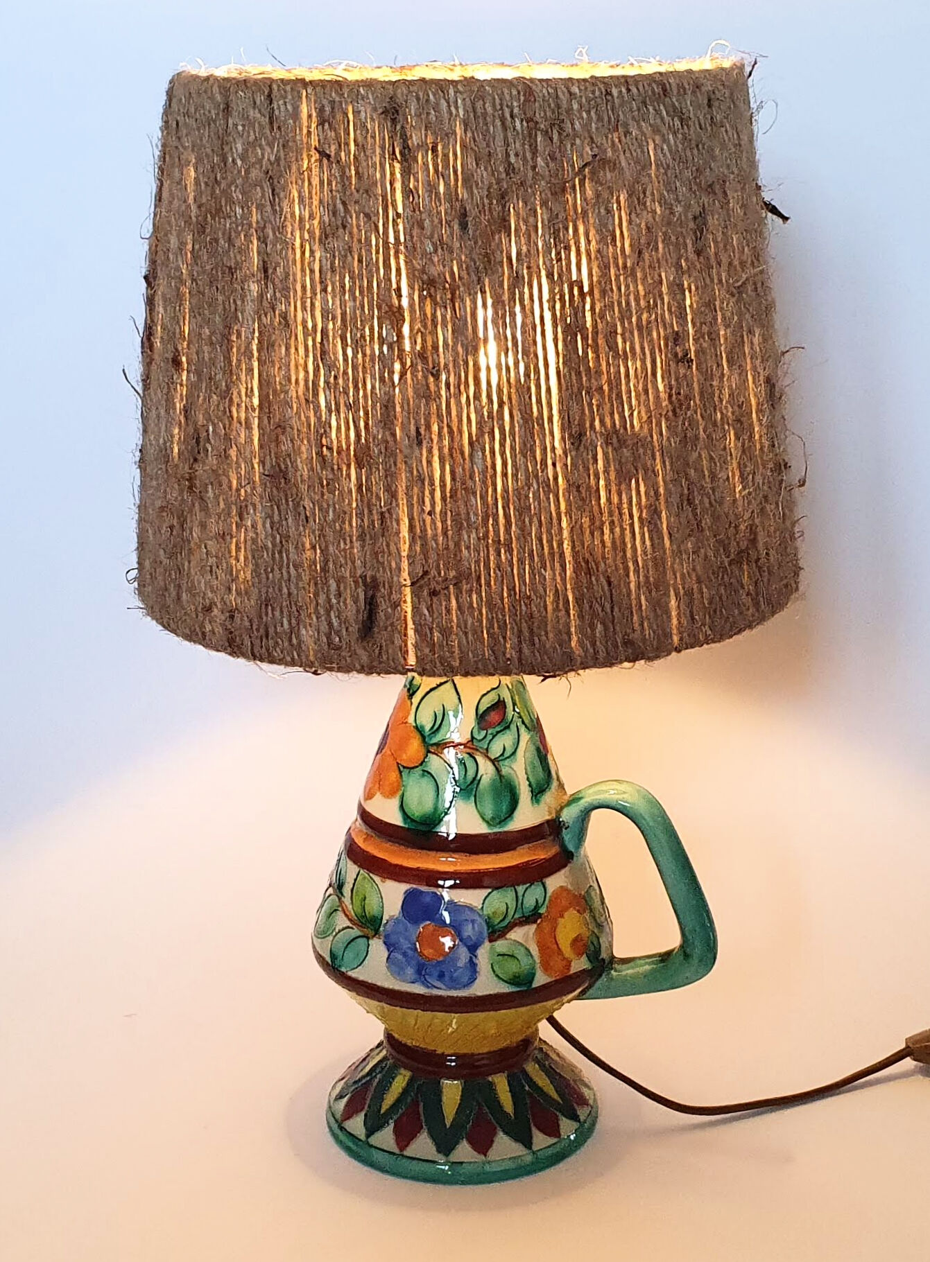 Ceramic lamp from Monaco 60s