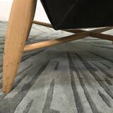 Floating velvet grey velvet chair chic Red Edition