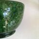 Foucard Jourdan Vallauris green glazed earth bowl 50