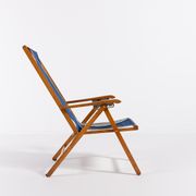 Italian foldable chaise longue by Fratelli Reguitti 1960