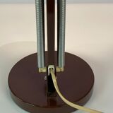 Table lamp in brown lacquered metal, of Danish design from the 1970s