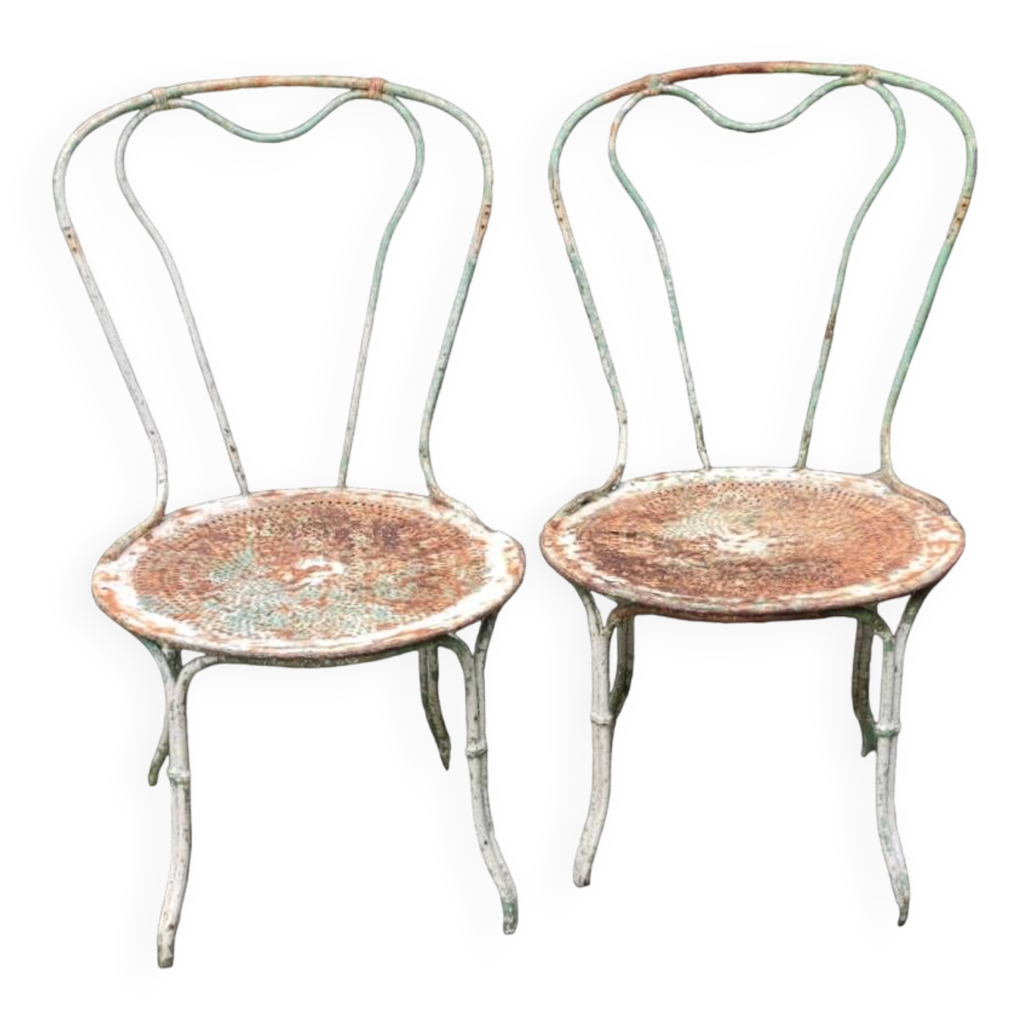 Old garden chairs