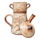 Stoneware teapot from the 1970s signed JP Prudhomme.