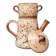 Stoneware teapot from the 1970s signed JP Prudhomme.