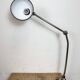 Industrial Workshop Black Enamel Desk Lamp, 1950s