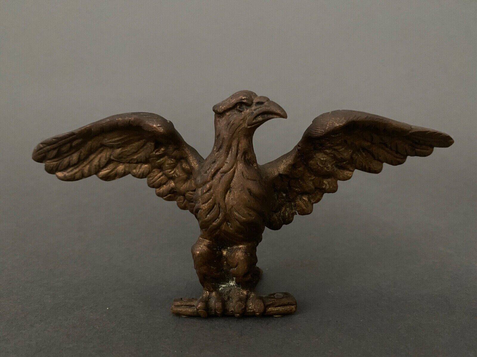 Three bronze eagles Napoleon III 19th century golden patina