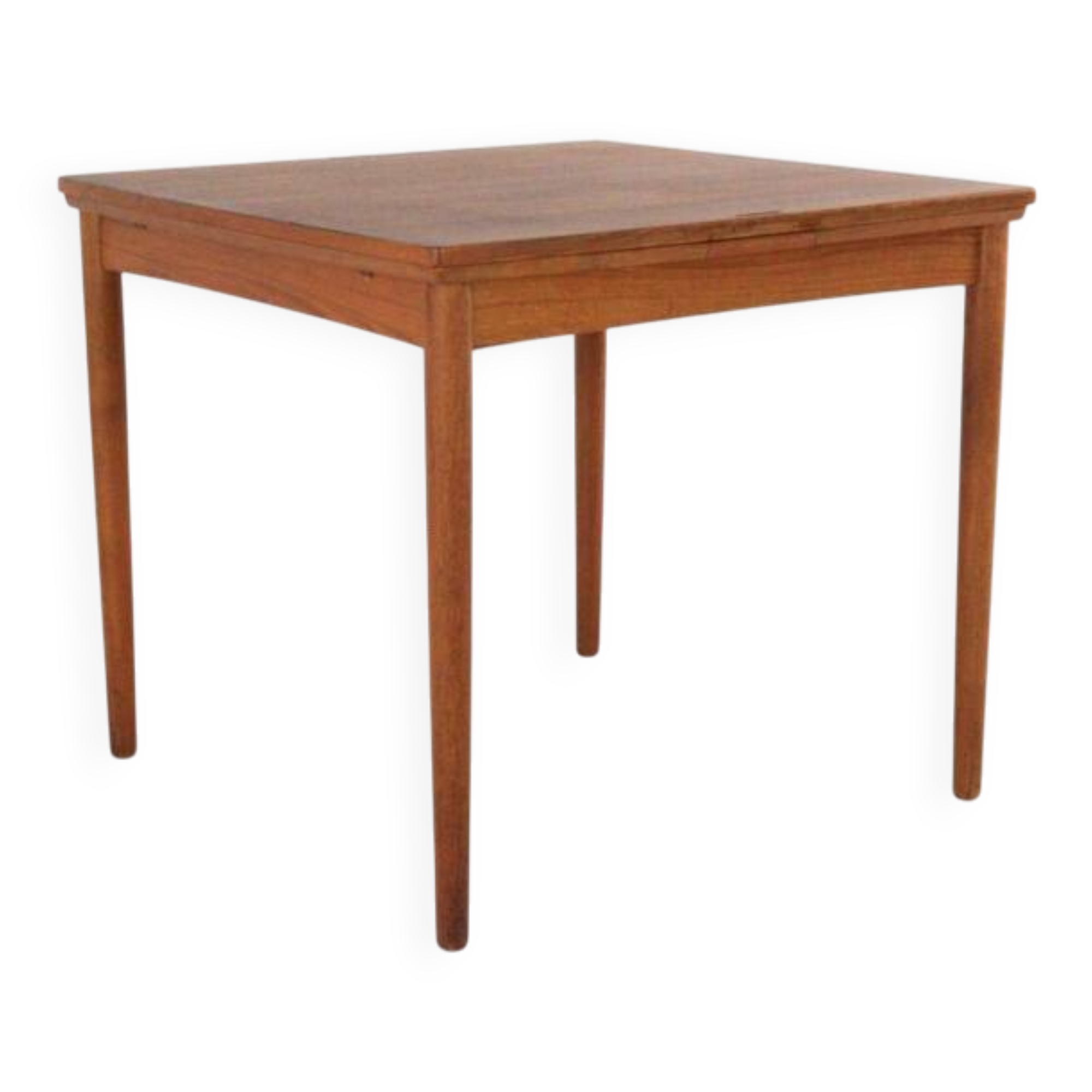 Compact Poul Hundevad for Hundevad & Co extendable dining table in teak