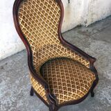 Futeuil bergère cabriolet style Louis XV