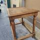 Wooden bench with caning