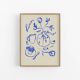 Naive Illustration giclee print, 50x70cm