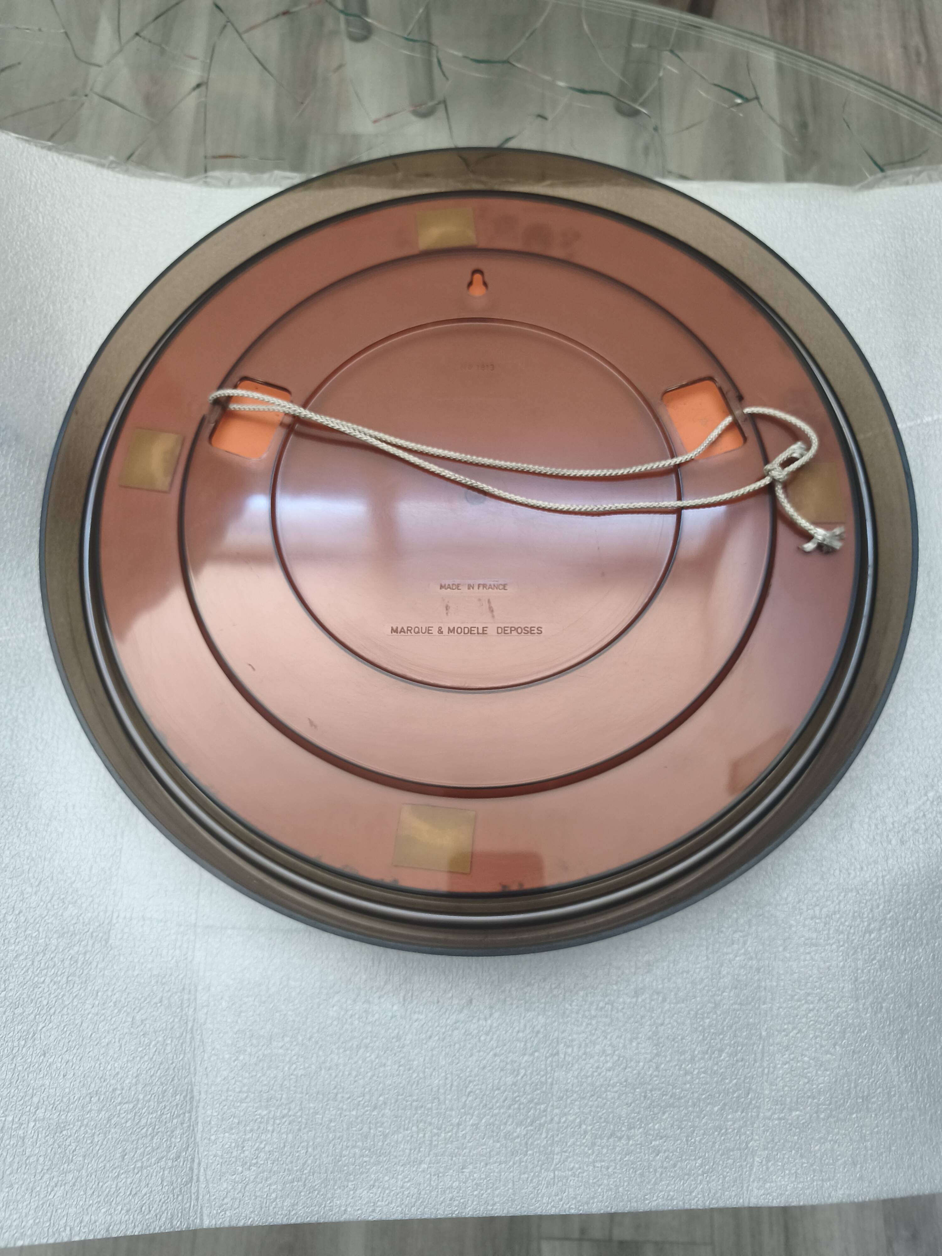 Miroir Plexiglas fumé par Gilac 1970s