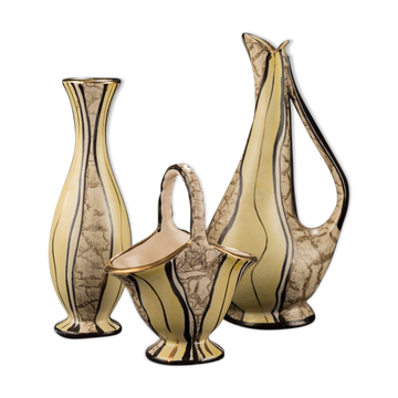 1950s vase set Josef Koch