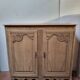 Sideboard 2 doors in oak from the years 1800/1820