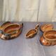 Vintage fish service Sarreguemines 12 plates 2 legumiers 1 main course 1 sausage