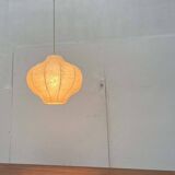 Modern mid-century Cocoon pendant lamp by Friedel Wauer for Goldkant Leuchten, 1960s.