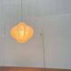 Modern mid-century Cocoon pendant lamp by Friedel Wauer for Goldkant Leuchten, 1960s.