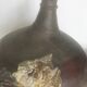 Art nouveau, vase potiche en grès décor floral 1928