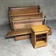 Solid oak bed