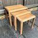 3 tables basses gigognes vintage