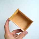 Small cabinet with compartments