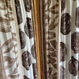 Wood and fabric screen from the 60s