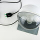 Lampe de table Sirio gris et blanc de Guzzini