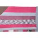 Vintage Turkish Hand-Knotted Wool Cotton Pink Kilim Runner Rug 72x172