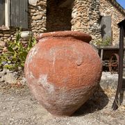 Jarre poterie en terre cuite ancienne
