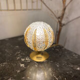 Glass "bubble" globe lamp