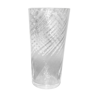 Vase vintage en cristal Kosta Boda