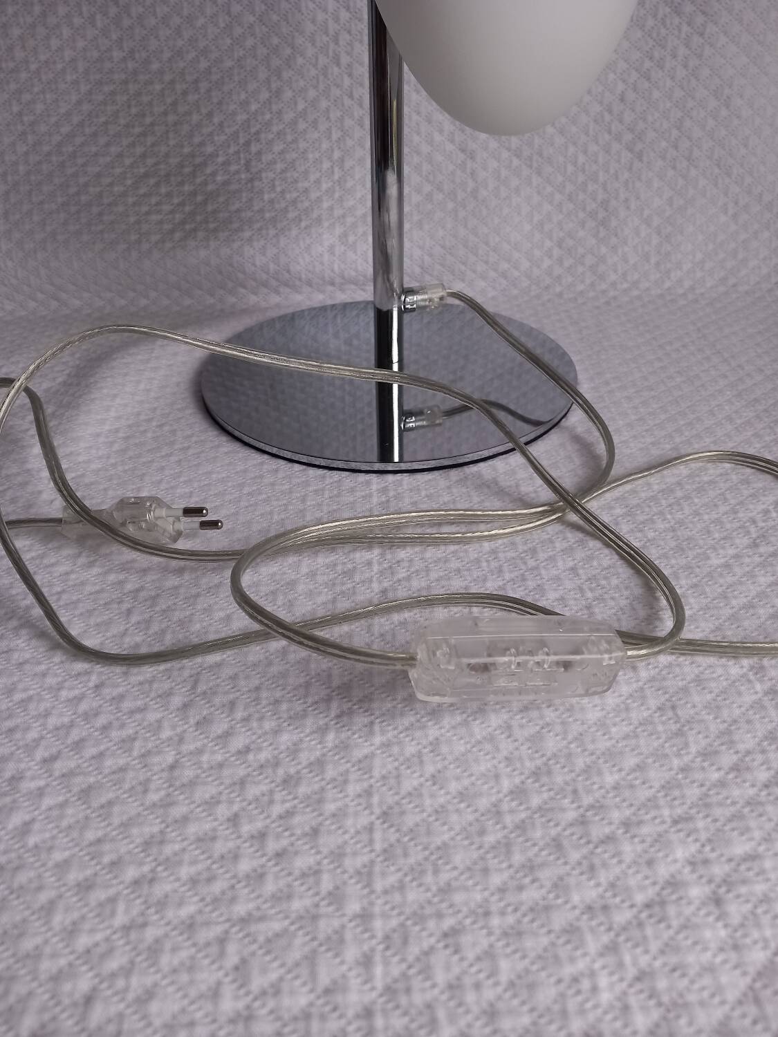 Italian design lamp Fabas Luce – Double adjustable pebble – Chrome &