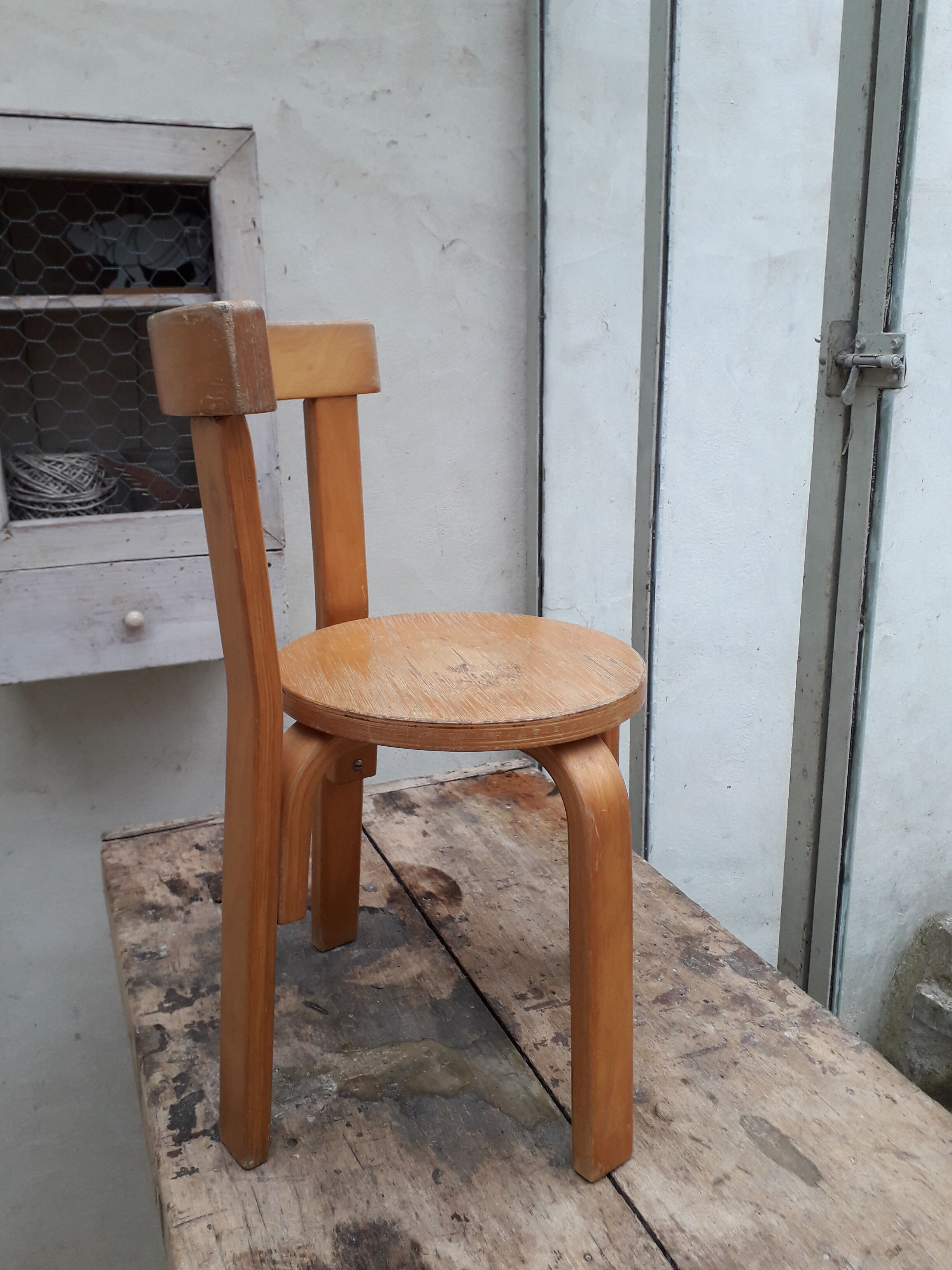 Wooden children's chair