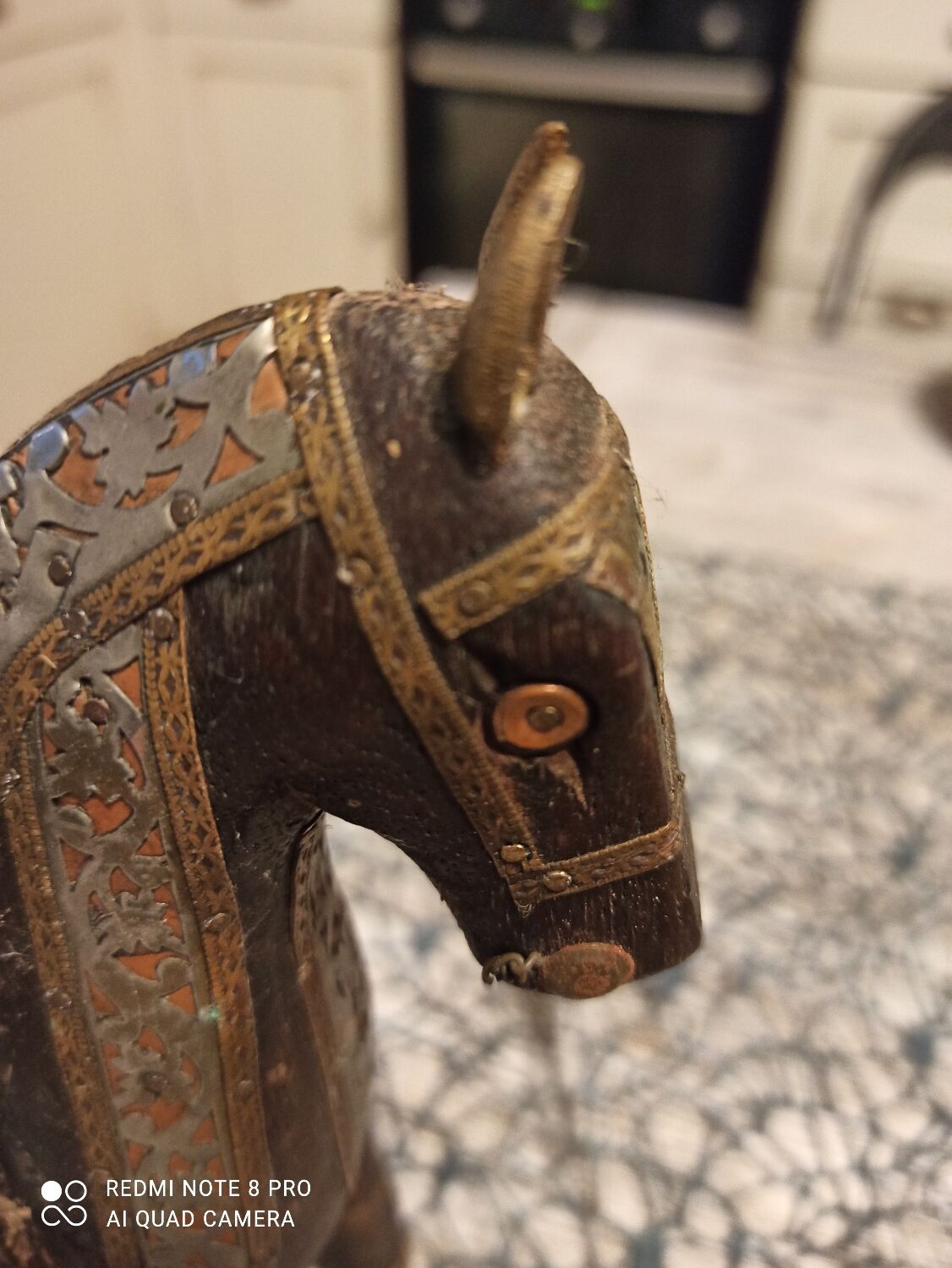 Hand-carved horse