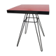Table bistrot piétement "épingle" années 50