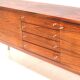 large vintage Brazilian rosewood sideboard from Bartels made in the 1960s
