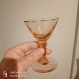 Verres à liqueur ambrés(6)