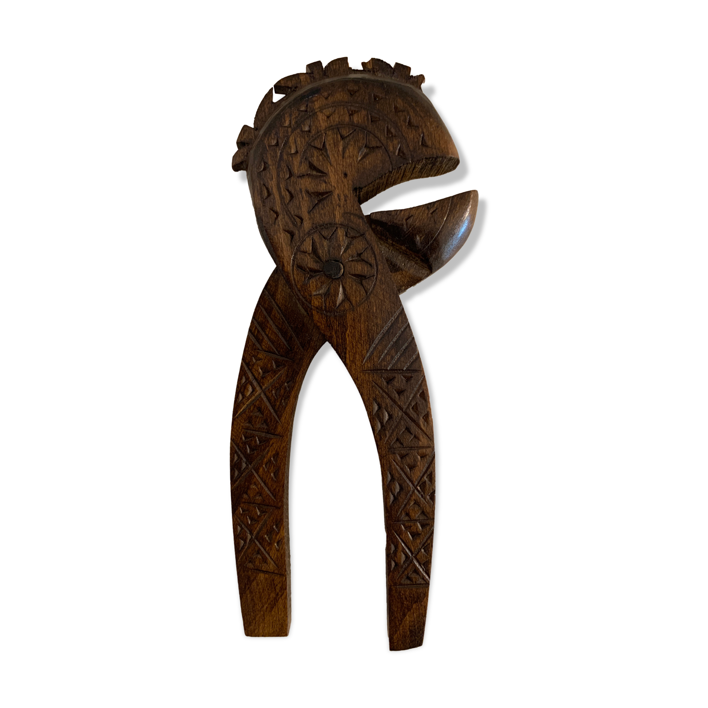 Nutcrackers folk art carved wood