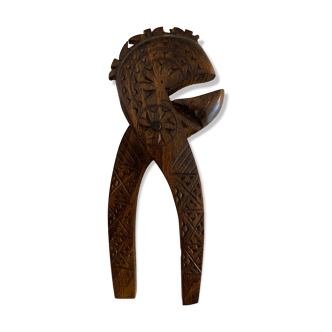 Nutcrackers folk art carved wood