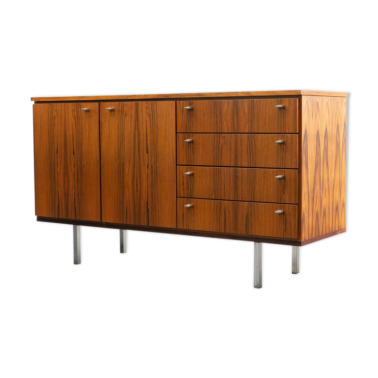 Enfilade 70s, rosewood, restored, 145cm