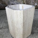 Octagonal travertine coffee table, vintage circa 70/80