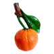 Bouteille en forme d’orange, années 70