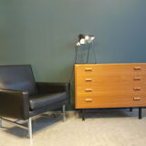 The 1960s teak chest of drawers