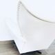 White leather armchair from the 70s