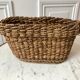 Vintage woven rope basket